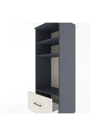 Hyperion Dolap 3 Raflı Tek Çekmeceli 60x44x163 Antrasit-Aytaşı