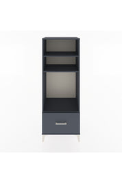 Hyperion Dolap 3 Raflı Tek Çekmeceli 60x44x163 Antrasit-Antrasit