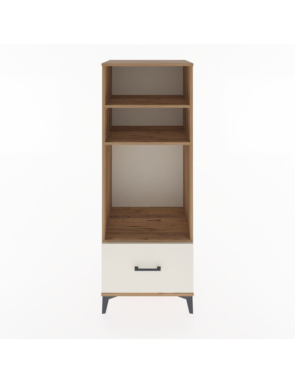 Hyperion Dolap 3 Raflı Tek Çekmeceli 60x44x163 Çam-Aytaşı