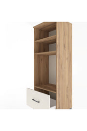 Hyperion Dolap 3 Raflı Tek Çekmeceli 60x44x163 Çam-Aytaşı