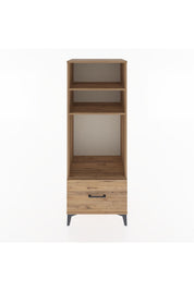 Hyperion Dolap 3 Raflı Tek Çekmeceli 60x44x163 Çam-Çam