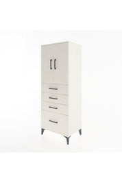 Hyperion Dolap 2 Raflı 4 Çekmeceli 2 Kapaklı 60x44x163 Aytaşı-Aytaşı