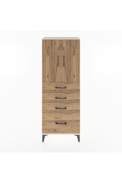 Hyperion Dolap 2 Raflı 4 Çekmeceli 2 Kapaklı 60x44x163 Aytaşı-Çam