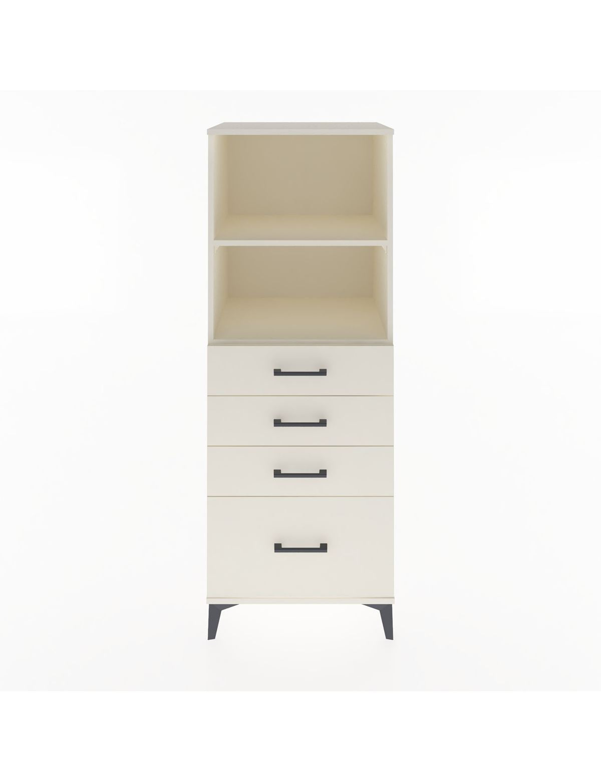 Hyperion Dolap 2 Raflı 4 Çekmeceli 60x44x163 Aytaşı-Aytaşı