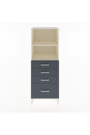 Hyperion Dolap 2 Raflı 4 Çekmeceli 60x44x163 Aytaşı-Antrasit