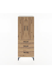 Hyperion Dolap 3 Raflı 3 Çekmeceli 2 Kapaklı 60x44x163 Aytaşı-Çam