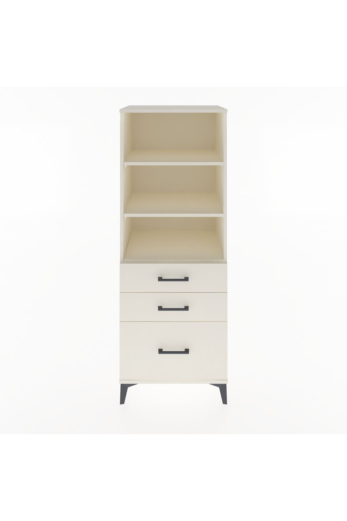 Hyperion Dolap 3 Raflı 3 Çekmeceli 60x44x163 Aytaşı-Aytaşı