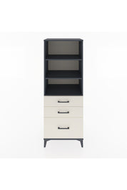 Hyperion Dolap 3 Raflı 3 Çekmeceli 60x44x163 Antrasit-Aytaşı