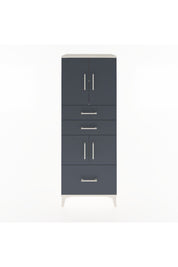 Hyperion Dolap 3 Raflı 3 Çekmeceli 4 Kapaklı 60x44x163 Aytaşı-Antrasit