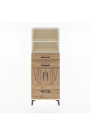 Hyperion Dolap 3 Raflı 3 Çekmeceli 2 Kapaklı 60x44x163 Aytaşı-Çam