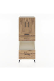 Hyperion Dolap 3 Raflı 3 Çekmeceli 2 Kapaklı 60x44x163 Aytaşı-Çam