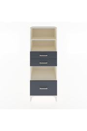 Hyperion Dolap 3 Raflı 3 Çekmeceli 60x44x163 Aytaşı-Antrasit