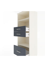 Hyperion Dolap 3 Raflı 3 Çekmeceli 60x44x163 Aytaşı-Antrasit