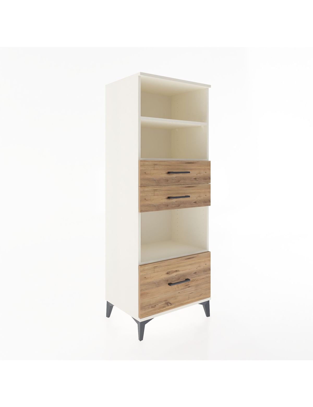 Hyperion Dolap 3 Raflı 3 Çekmeceli 60x44x163 Aytaşı-Çam