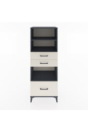 Hyperion Dolap 3 Raflı 3 Çekmeceli 60x44x163 Antrasit-Aytaşı