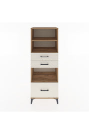 Hyperion Dolap 3 Raflı 3 Çekmeceli 60x44x163 Çam-Aytaşı