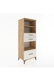 Hyperion Dolap 3 Raflı 3 Çekmeceli 60x44x163 Çam-Aytaşı