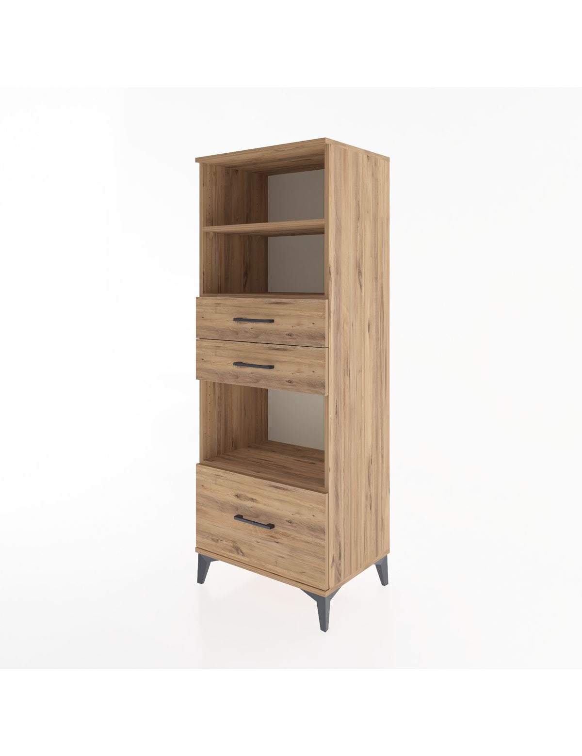 Hyperion Dolap 3 Raflı 3 Çekmeceli 60x44x163 - S53M012V9B