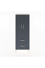 Hyperion Dolap 3 Raflı 2 Çekmeceli 2 Kapaklı 60x44x163 Aytaşı-Antrasit