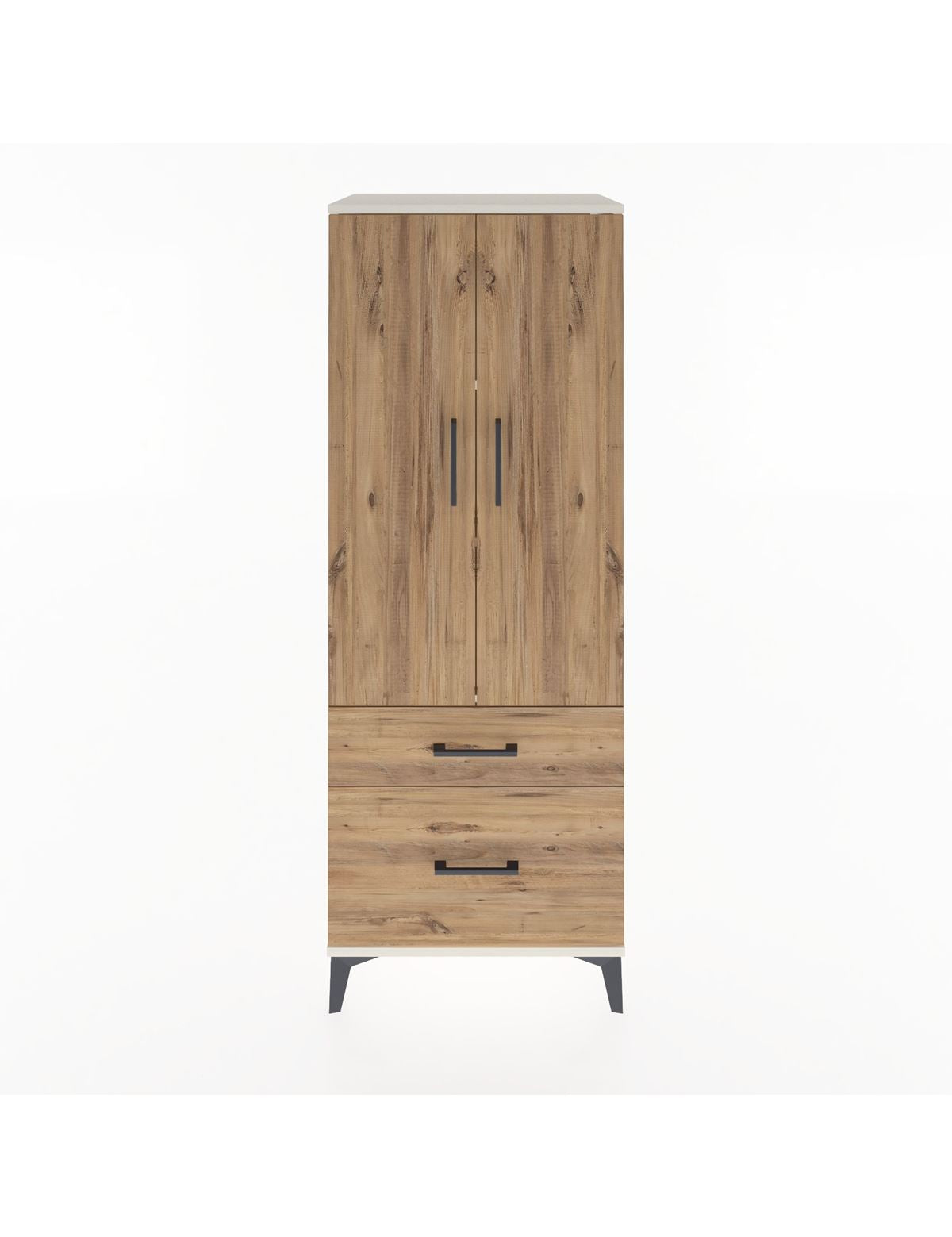 Hyperion Dolap 3 Raflı 2 Çekmeceli 2 Kapaklı 60x44x163 Aytaşı-Çam