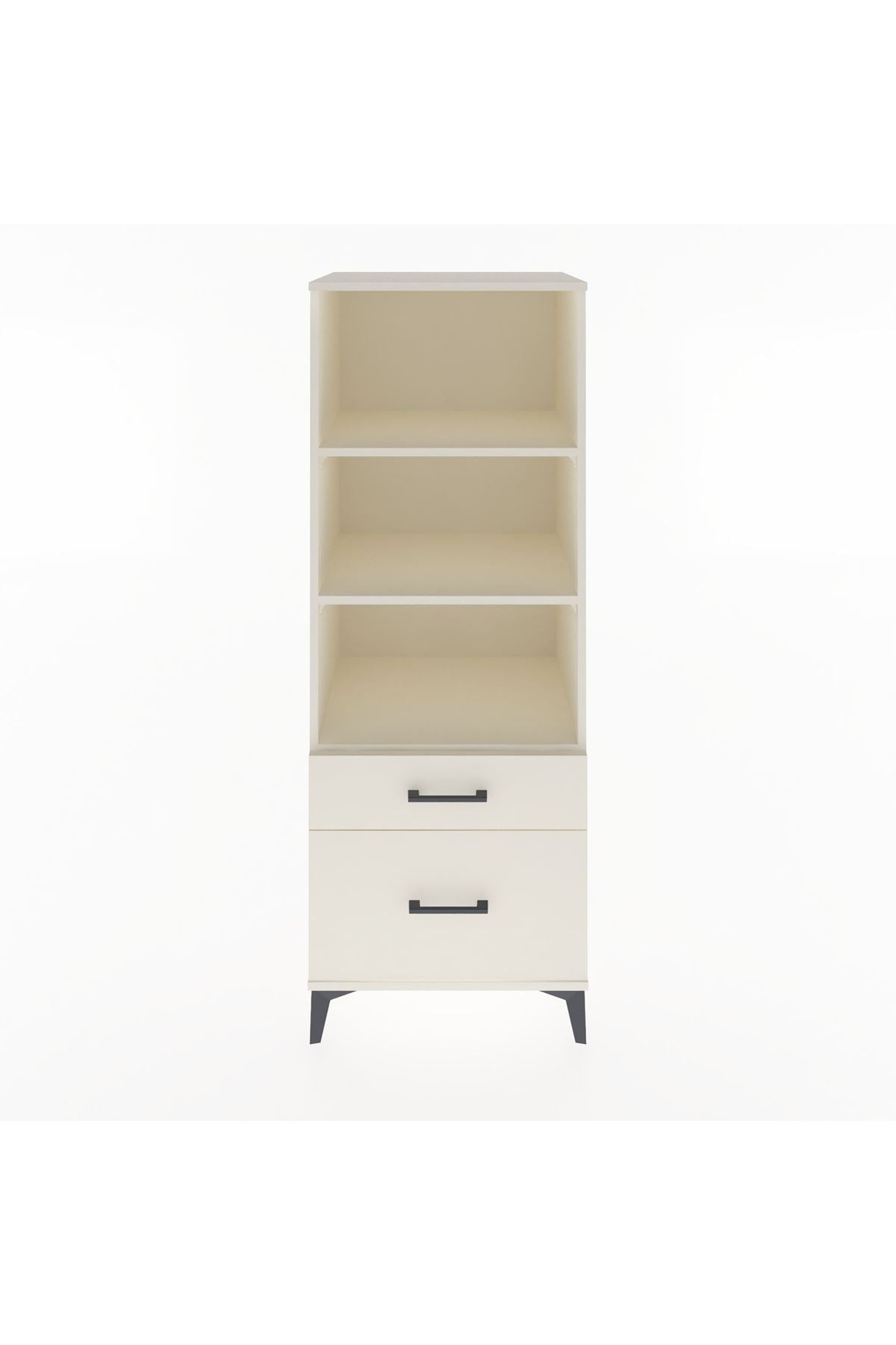 Hyperion Dolap 3 Raflı 2 Çekmeceli 60x44x163 Aytaşı-Aytaşı