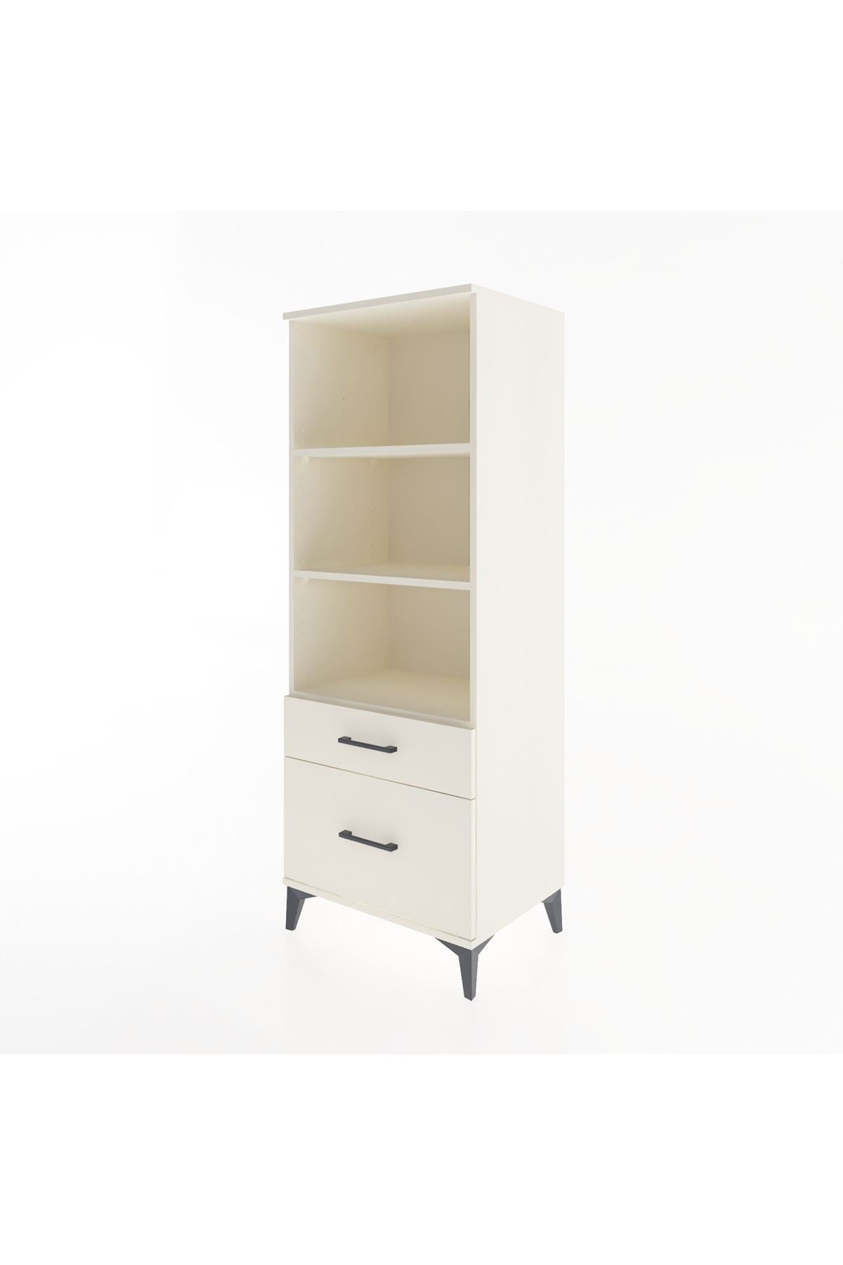 Hyperion Dolap 3 Raflı 2 Çekmeceli 60x44x163 Aytaşı-Aytaşı