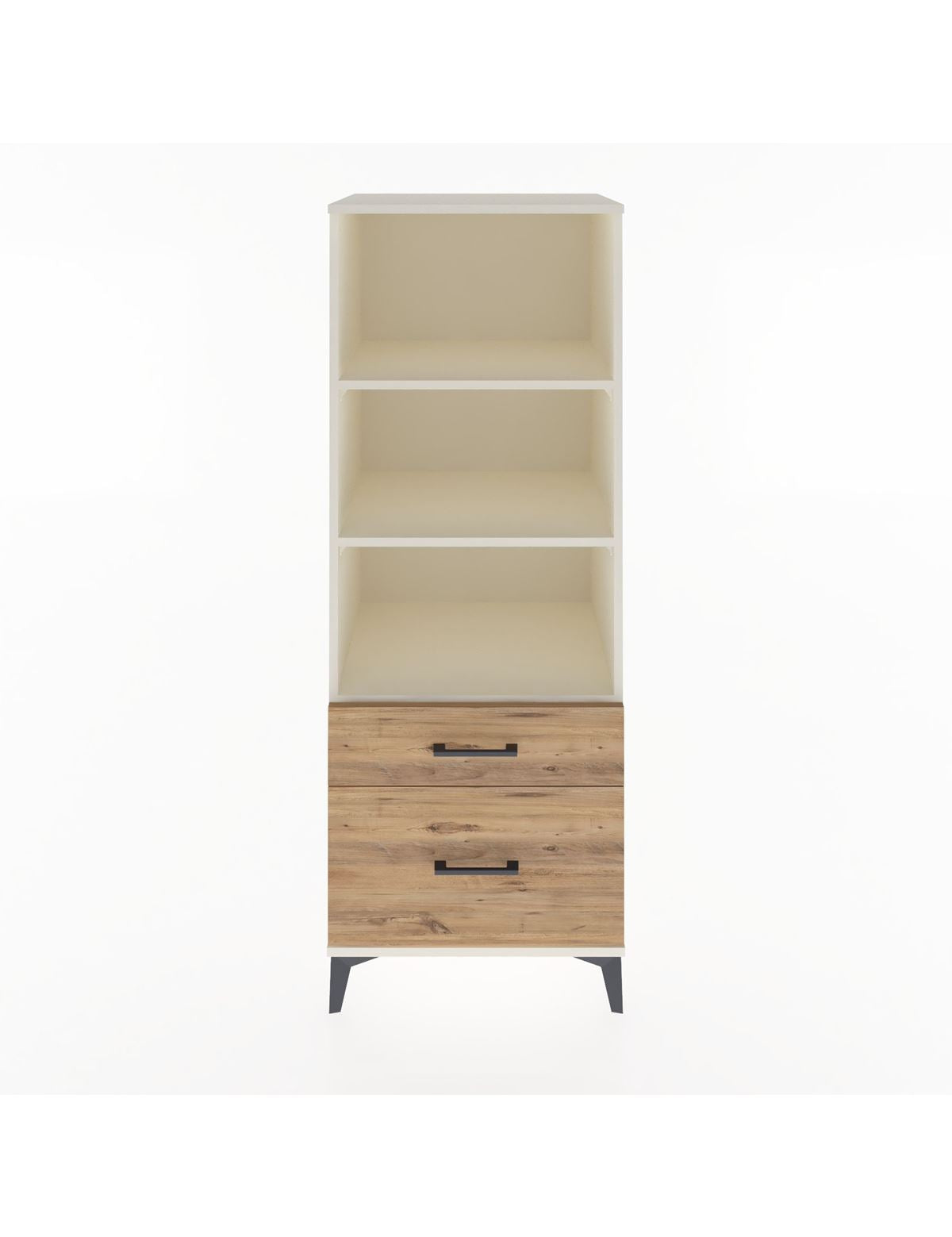 Hyperion Dolap 3 Raflı 2 Çekmeceli 60x44x163 Aytaşı-Çam