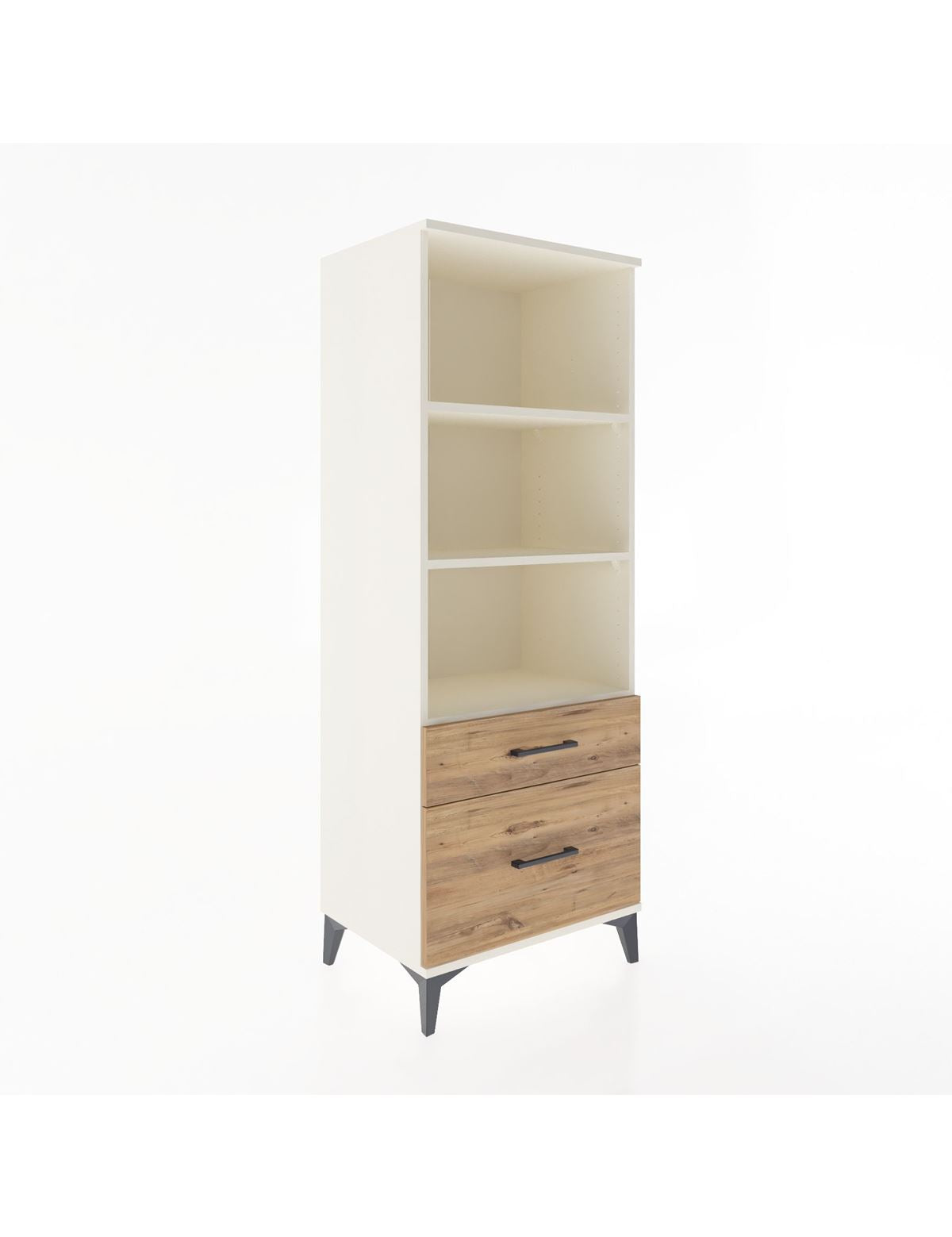 Hyperion Dolap 3 Raflı 2 Çekmeceli 60x44x163 Aytaşı-Çam