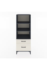 Hyperion Dolap 3 Raflı 2 Çekmeceli 60x44x163 Antrasit-Aytaşı