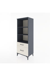 Hyperion Dolap 3 Raflı 2 Çekmeceli 60x44x163 Antrasit-Aytaşı