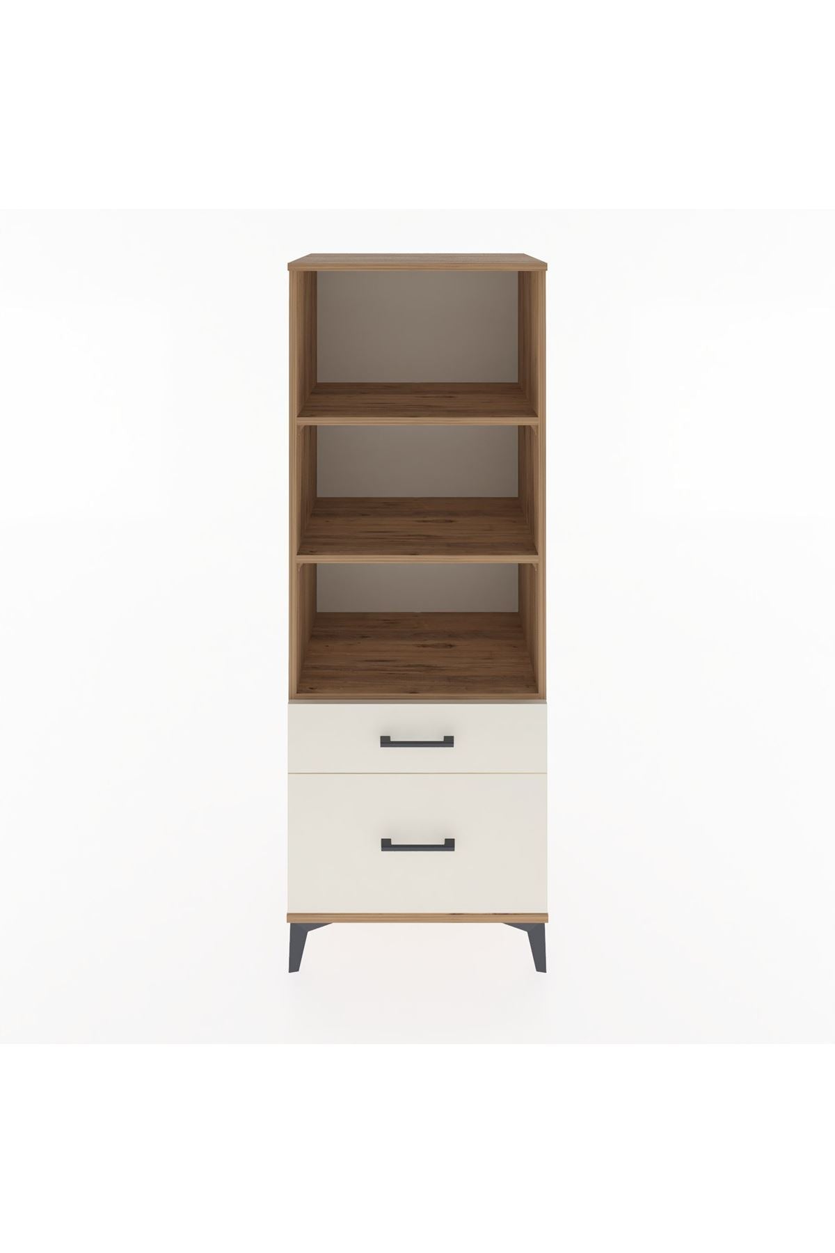 Hyperion Dolap 3 Raflı 2 Çekmeceli 60x44x163 Çam-Aytaşı