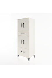 Hyperion Dolap 2 Raflı 2 Çekmeceli 4 Kapaklı 60x44x163 Aytaşı-Aytaşı