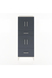 Hyperion Dolap 2 Raflı 2 Çekmeceli 4 Kapaklı 60x44x163 Aytaşı-Antrasit