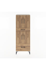 Hyperion Dolap 2 Raflı 2 Çekmeceli 4 Kapaklı 60x44x163 Aytaşı-Çam