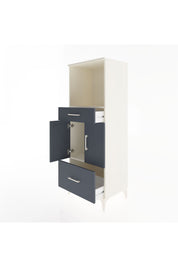 Hyperion Dolap 2 Raflı 2 Çekmeceli 2 Kapaklı 60x44x163 Aytaşı-Antrasit