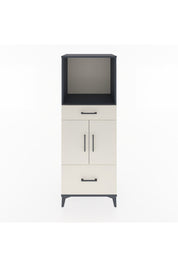 Hyperion Dolap 2 Raflı 2 Çekmeceli 2 Kapaklı 60x44x163 Antrasit-Aytaşı