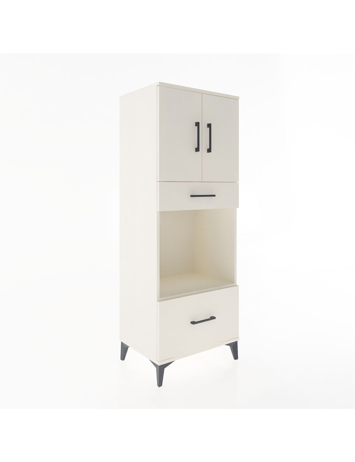 Hyperion Dolap 2 Raflı 2 Çekmeceli 2 Kapaklı 60x44x163 Aytaşı-Aytaşı