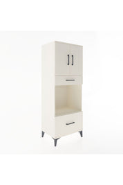 Hyperion Dolap 2 Raflı 2 Çekmeceli 2 Kapaklı 60x44x163 Aytaşı-Aytaşı