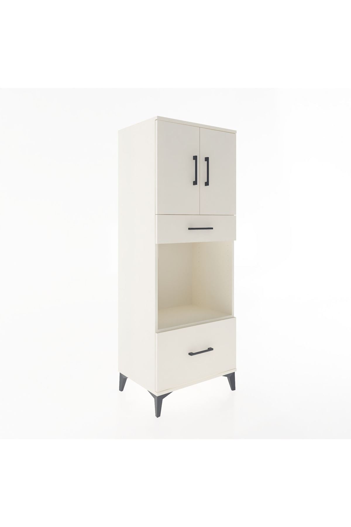 Hyperion Dolap 2 Raflı 2 Çekmeceli 2 Kapaklı 60x44x163 - S53M017V1B