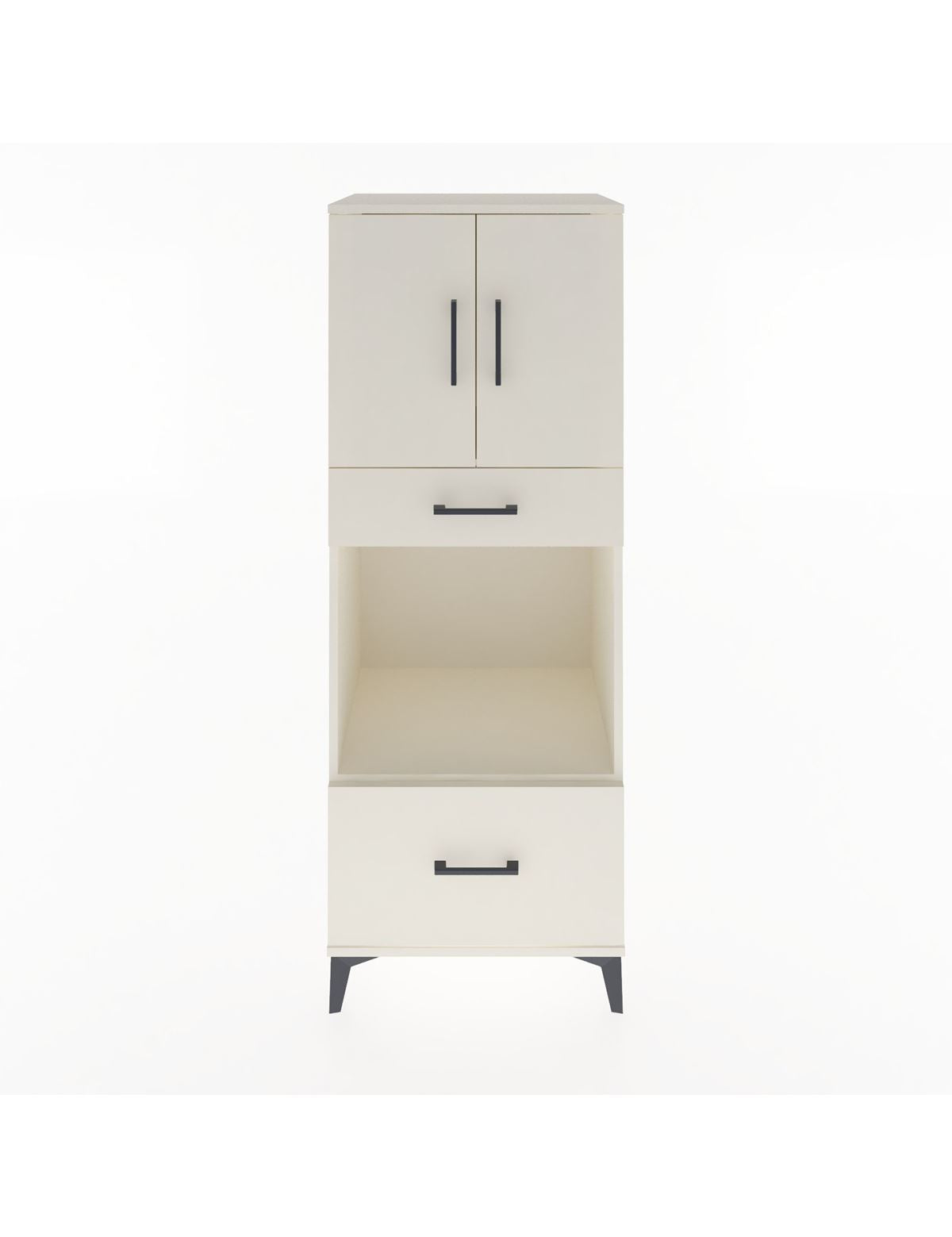 Hyperion Dolap 2 Raflı 2 Çekmeceli 2 Kapaklı 60x44x163 Aytaşı-Aytaşı