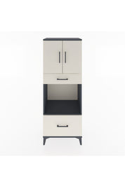 Hyperion Dolap 2 Raflı 2 Çekmeceli 2 Kapaklı 60x44x163 Antrasit-Aytaşı