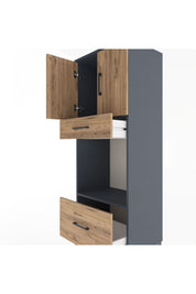 Hyperion Dolap 2 Raflı 2 Çekmeceli 2 Kapaklı 60x44x163 - S53M017V6B