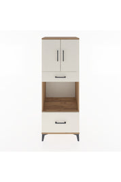 Hyperion Dolap 2 Raflı 2 Çekmeceli 2 Kapaklı 60x44x163 Çam-Aytaşı