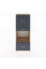 Hyperion Dolap 2 Raflı 2 Çekmeceli 2 Kapaklı 60x44x163 - S53M017V8B