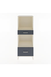 Hyperion Dolap 2 Raflı 2 Çekmeceli 60x44x163 Aytaşı-Antrasit