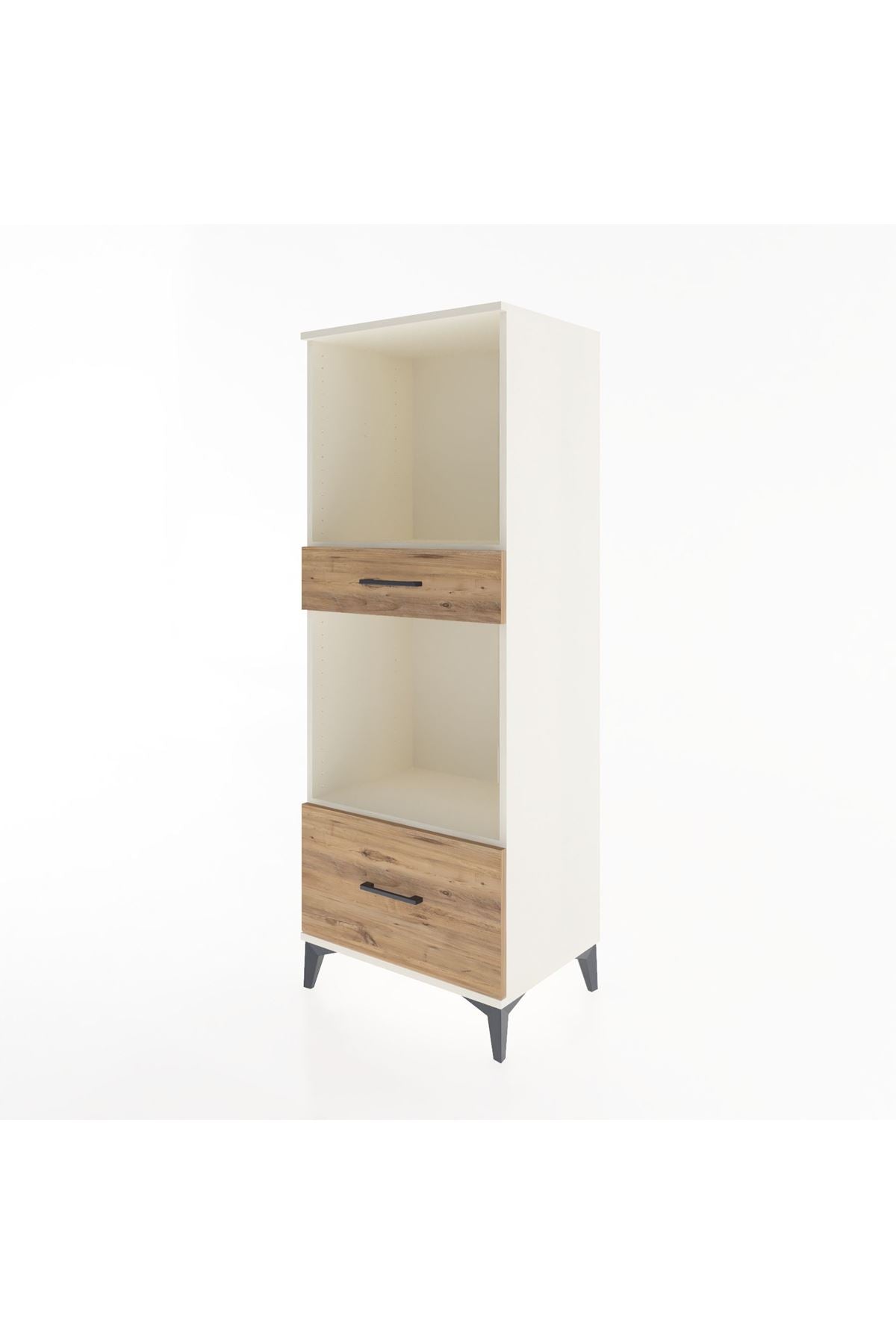 Hyperion Dolap 2 Raflı 2 Çekmeceli 60x44x163 Aytaşı-Çam