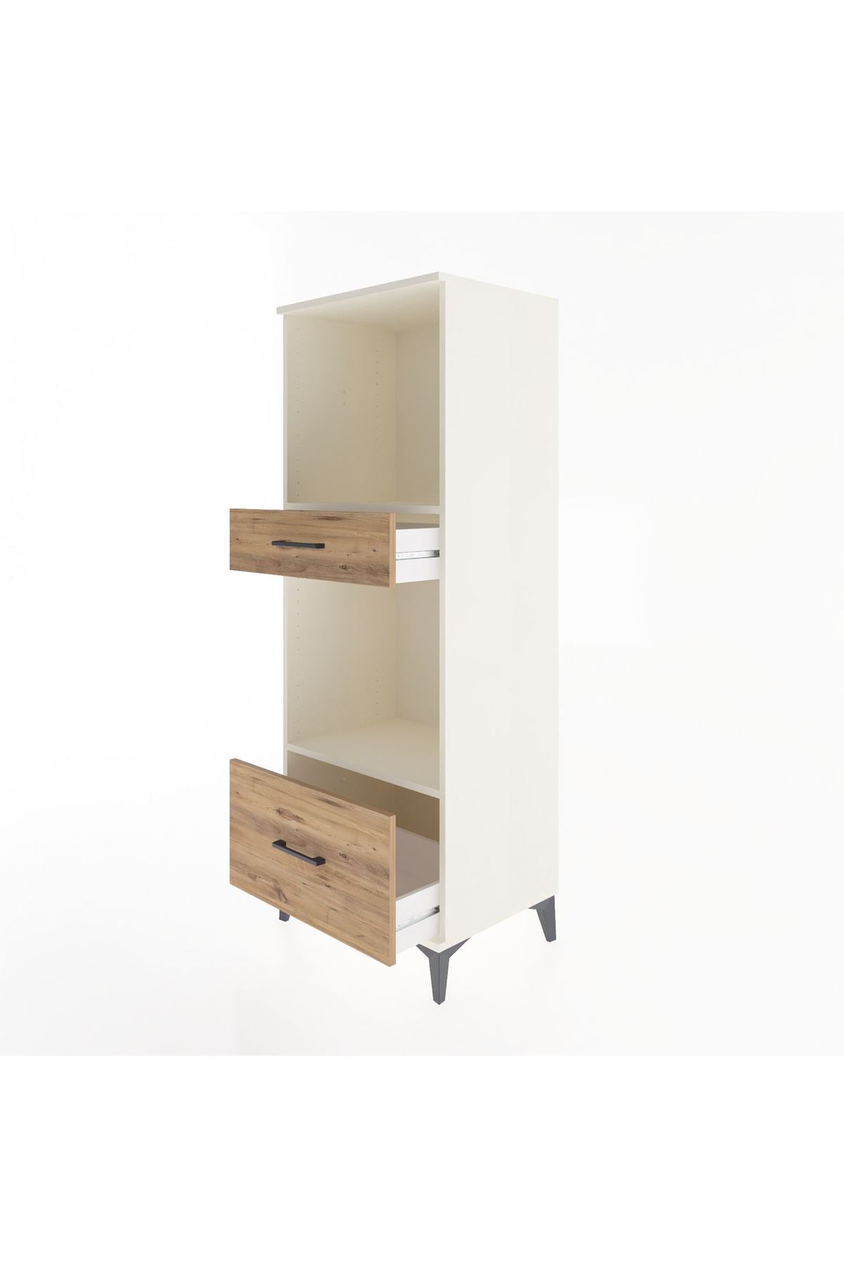 Hyperion Dolap 2 Raflı 2 Çekmeceli 60x44x163 Aytaşı-Çam