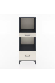 Hyperion Dolap 2 Raflı 2 Çekmeceli 60x44x163 Antrasit-Aytaşı