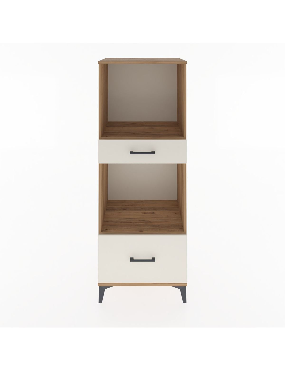 Hyperion Dolap 2 Raflı 2 Çekmeceli 60x44x163 Çam-Aytaşı