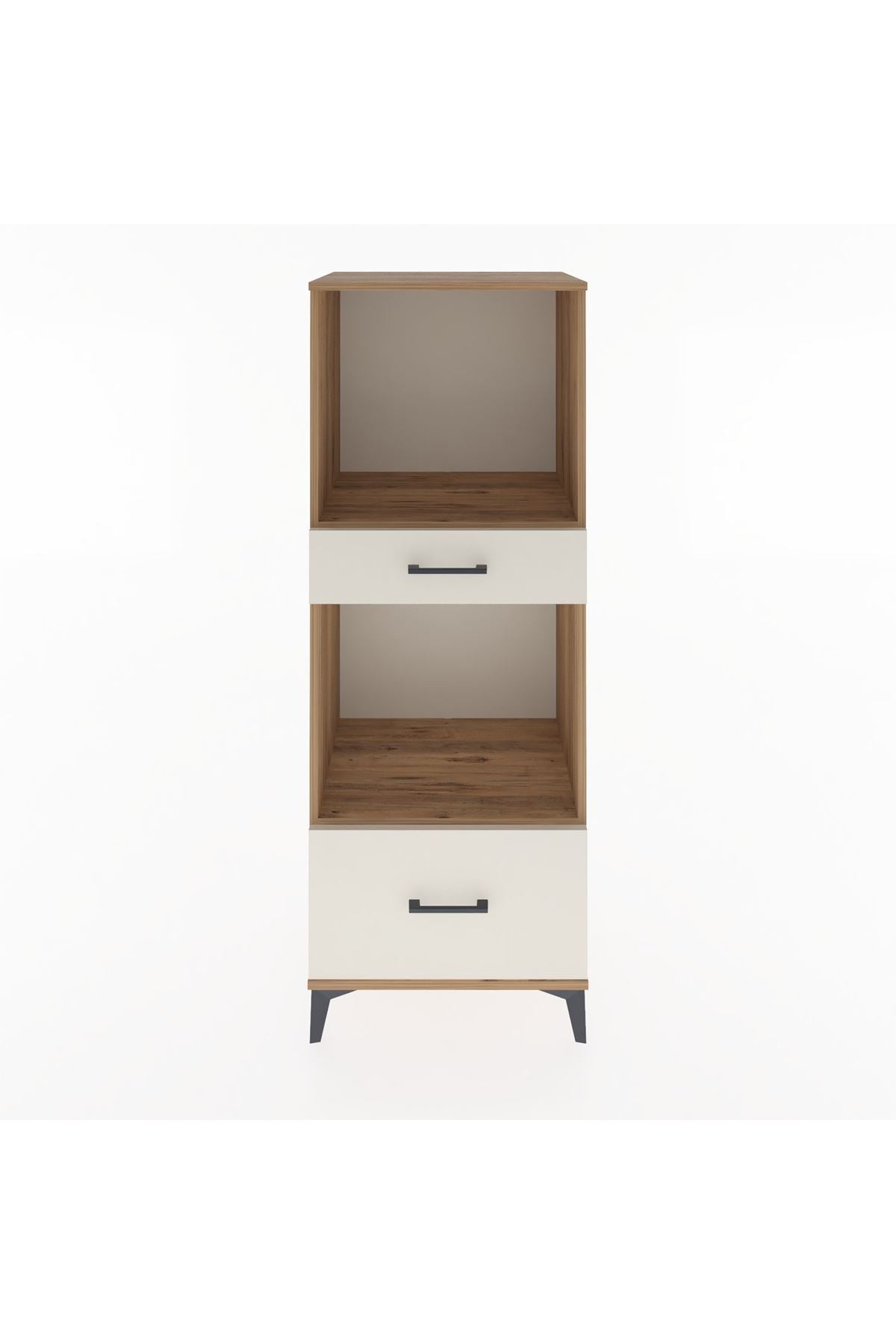 Hyperion Dolap 2 Raflı 2 Çekmeceli 60x44x163 Çam-Aytaşı